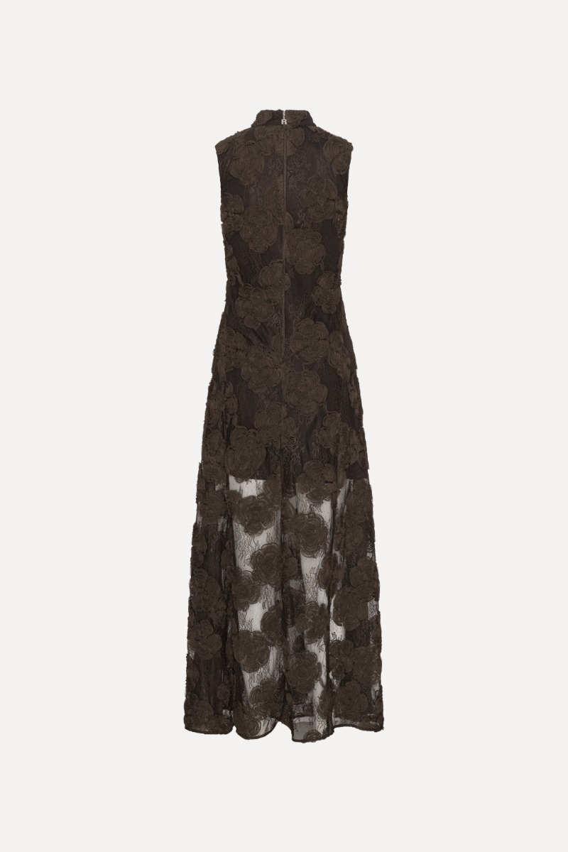 Rotate 3D Flower Maxi Dress