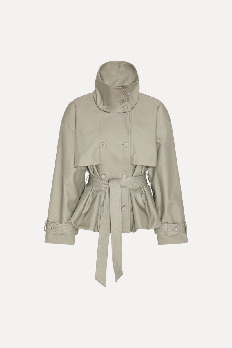 Rotate Short Trench Coat