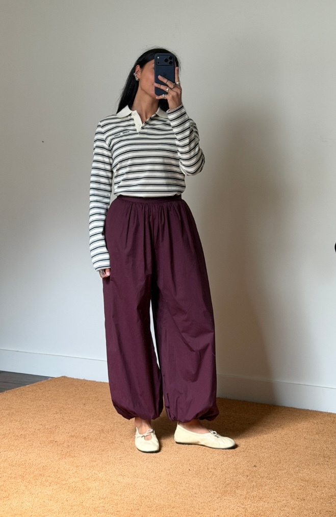 Rotate Balloon Pleated Trousers