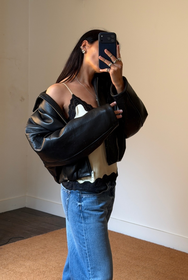Rotate Bonded Leather Jacket