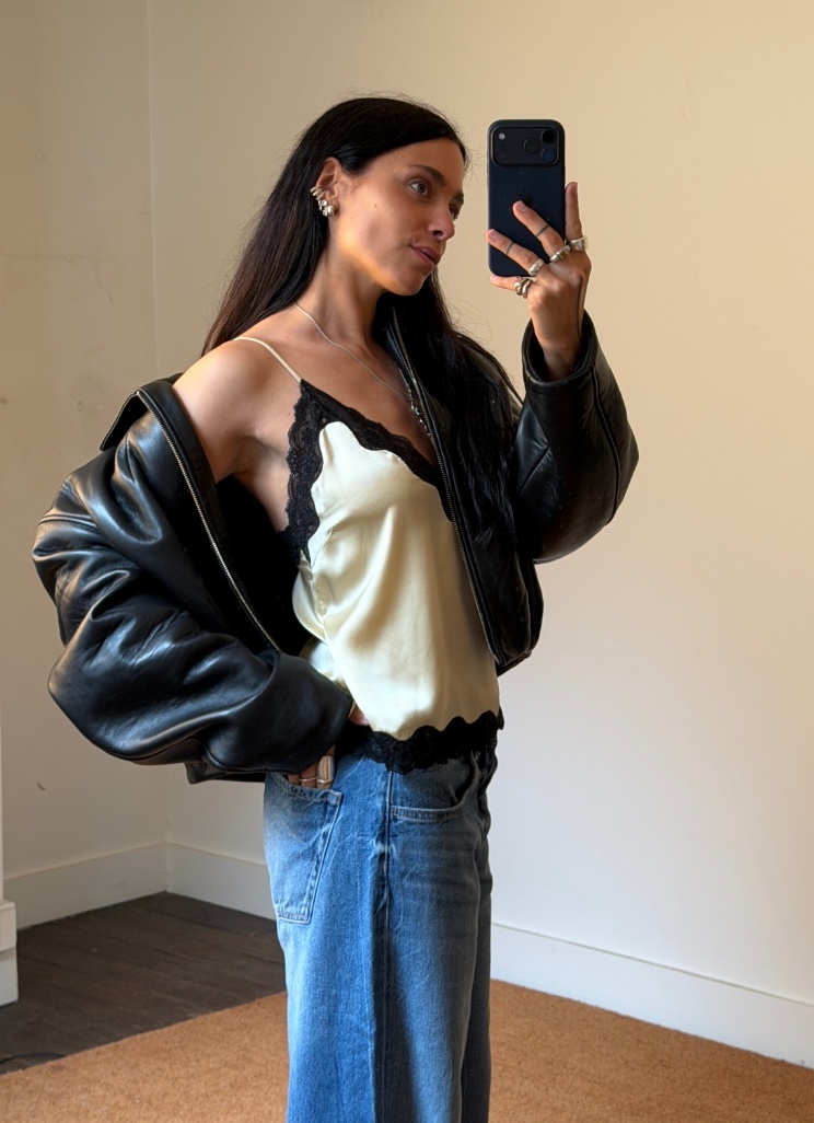 Rotate Bonded Leather Jacket
