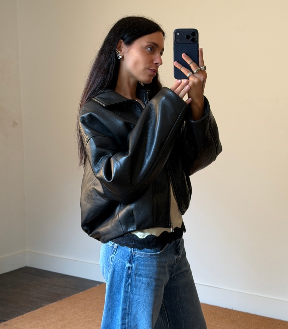 Rotate Bonded Leather Jacket