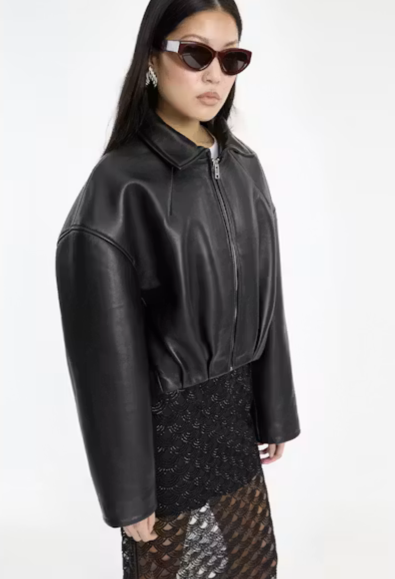 Rotate Bonded Leather Jacket