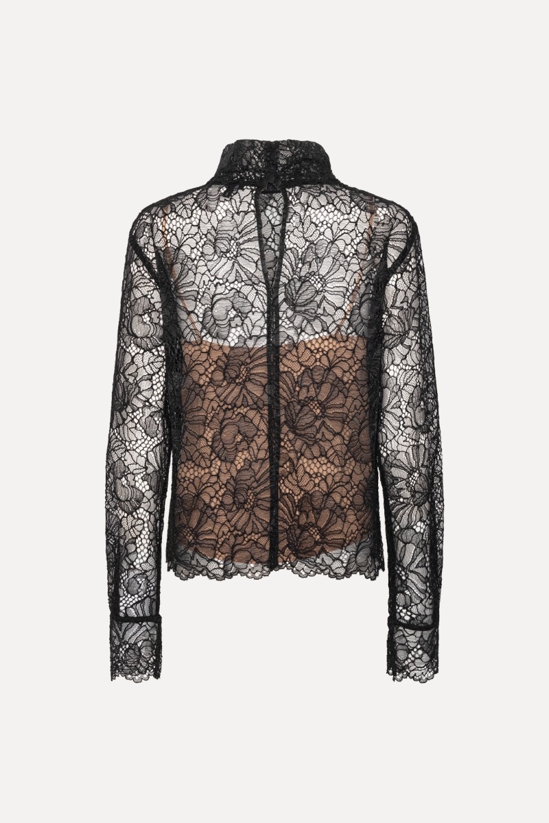 Rotate Lace Longsleeve Blouse