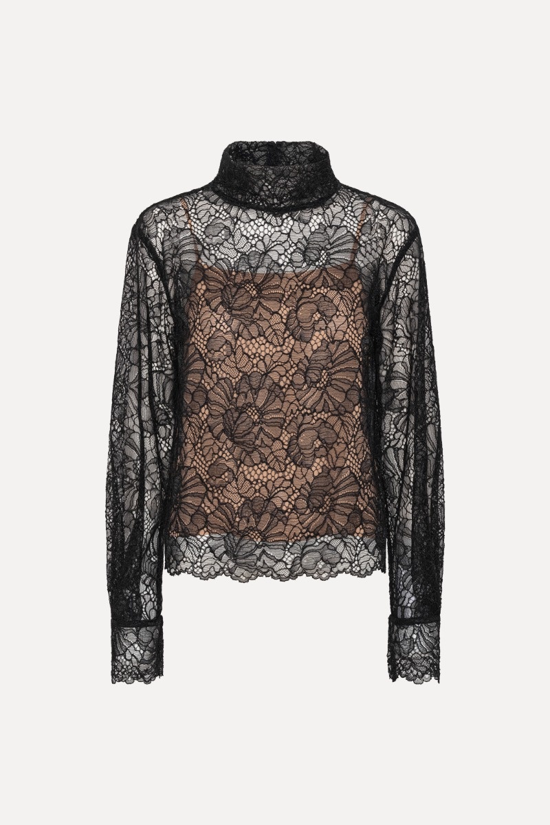 Rotate Lace Longsleeve Blouse