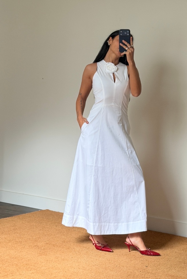 Rotate Sleeveless Midi Dress