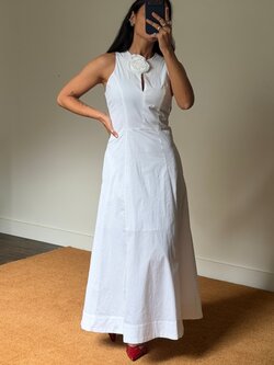 Rotate Sleeveless Midi Dress