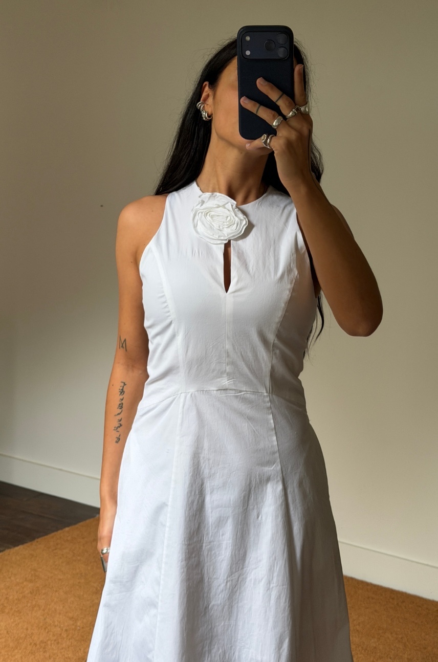 Rotate Sleeveless Midi Dress