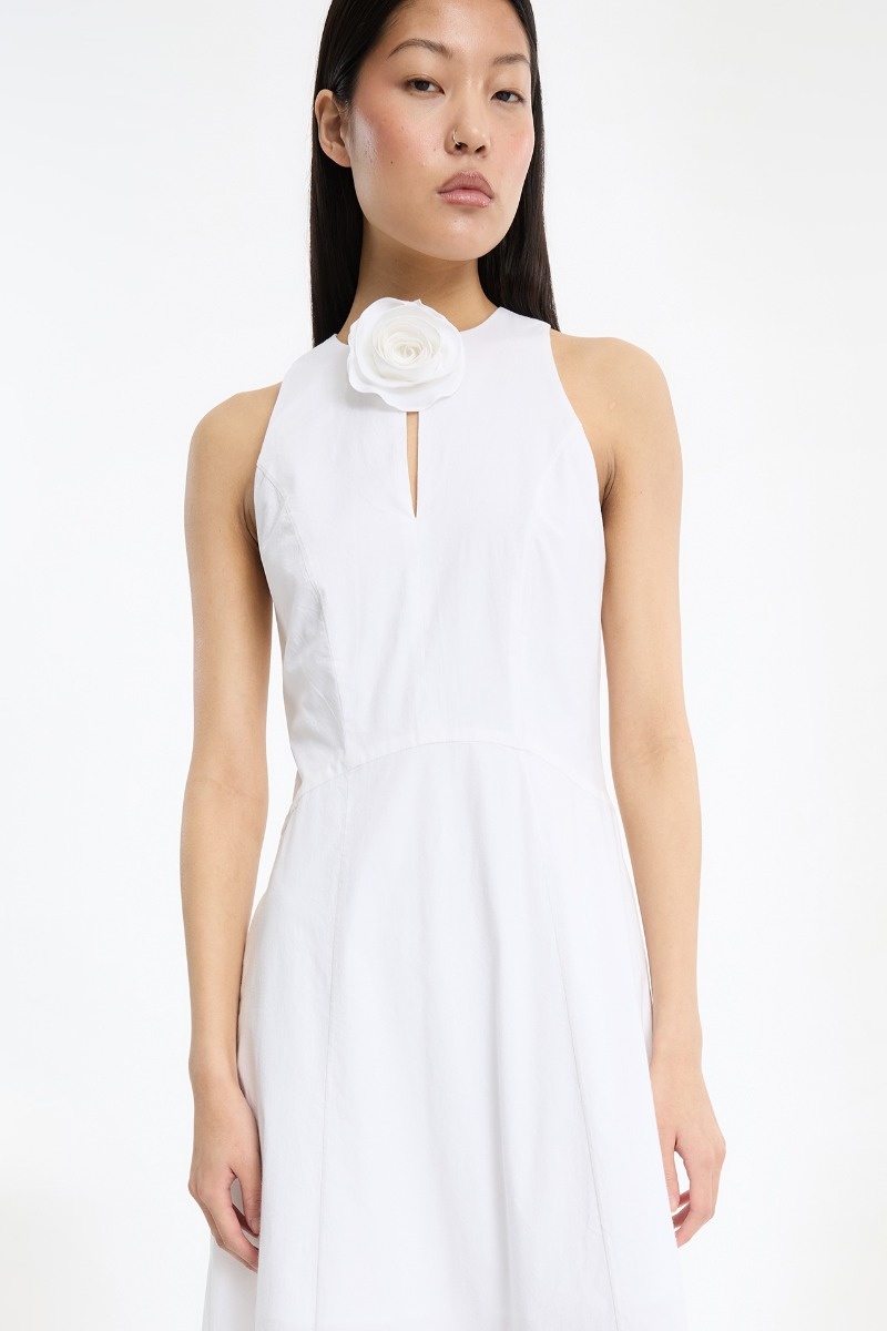 Rotate Sleeveless Midi Dress