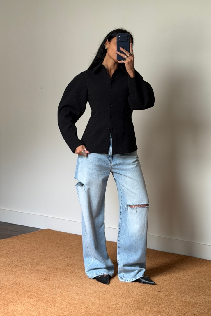 Rotate Suiting Fitted Shirt