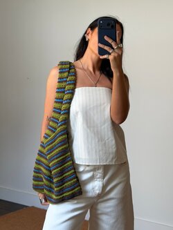 Happymess Crochet Stripes Bag