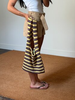Happymess Crochet Stripes Bag