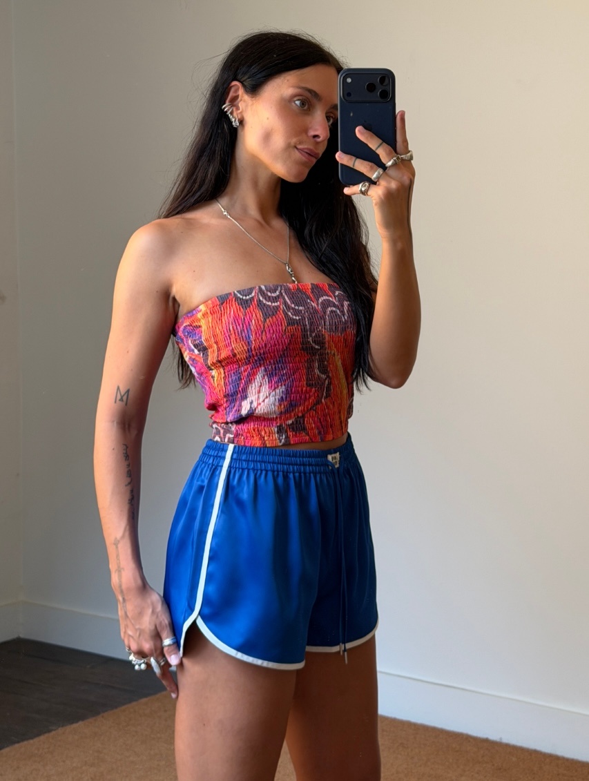 Stieglitz Kimia Smocked Bandeau Top