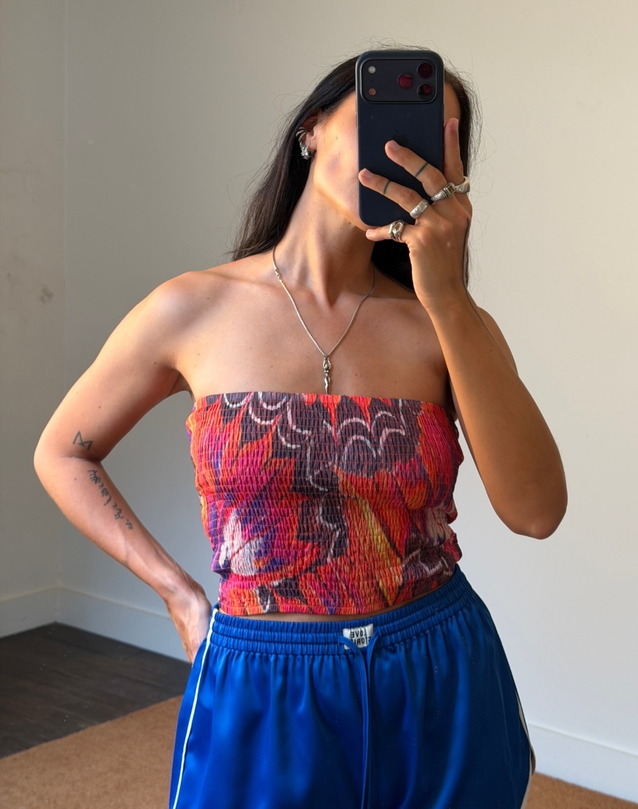 Stieglitz Kimia Smocked Bandeau Top