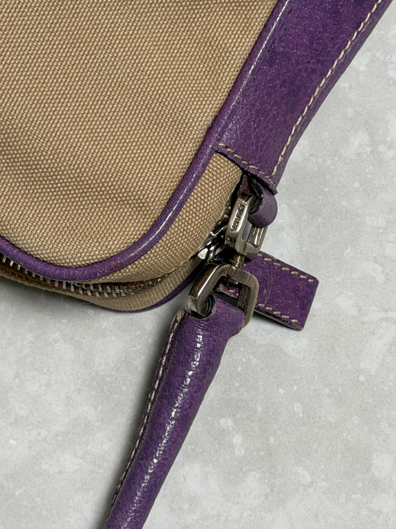 RR ARCHIVE Prada Canvas Shoulder Bag