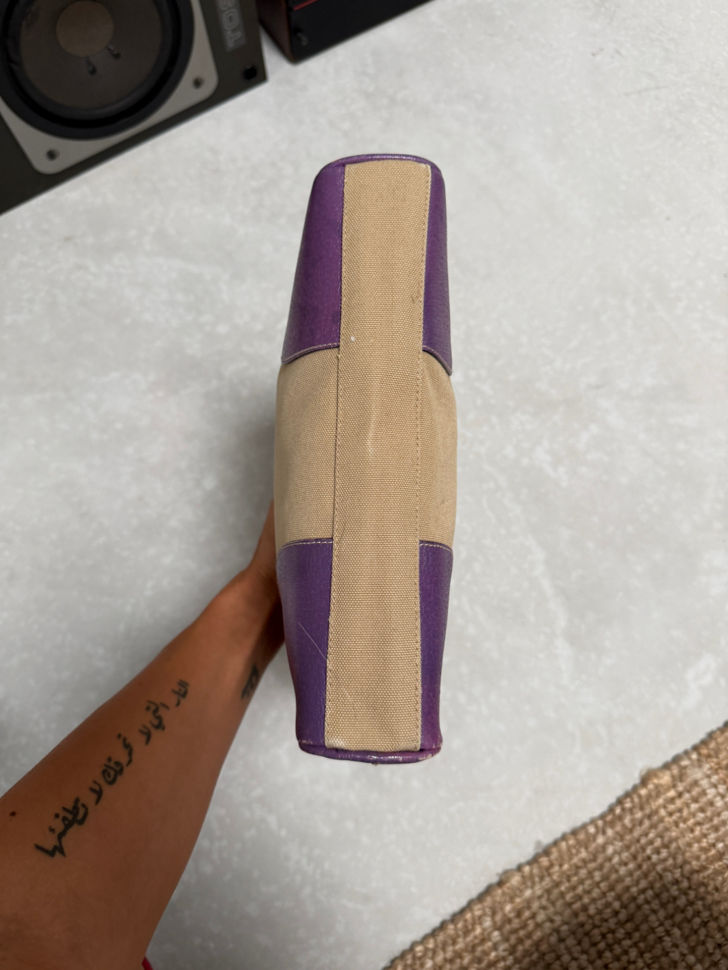 RR ARCHIVE Prada Canvas Shoulder Bag