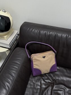 RR ARCHIVE Prada Canvas Shoulder Bag