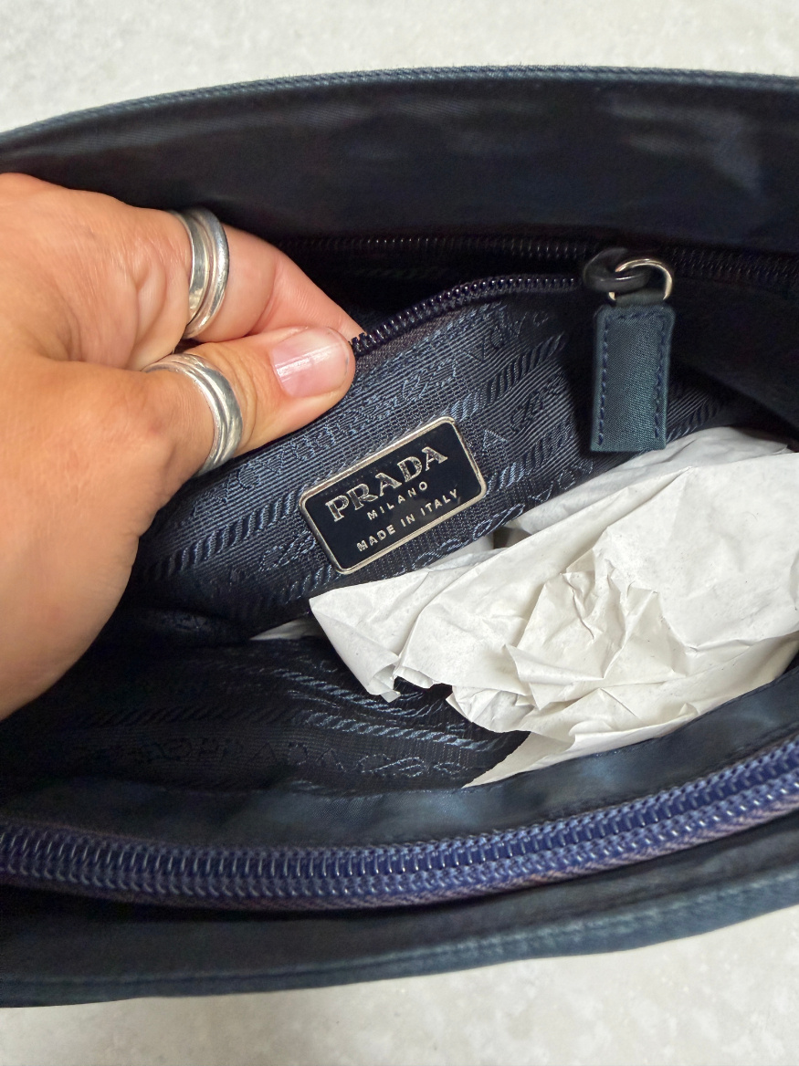 RR ARCHIVE Prada Nylon Double Handle