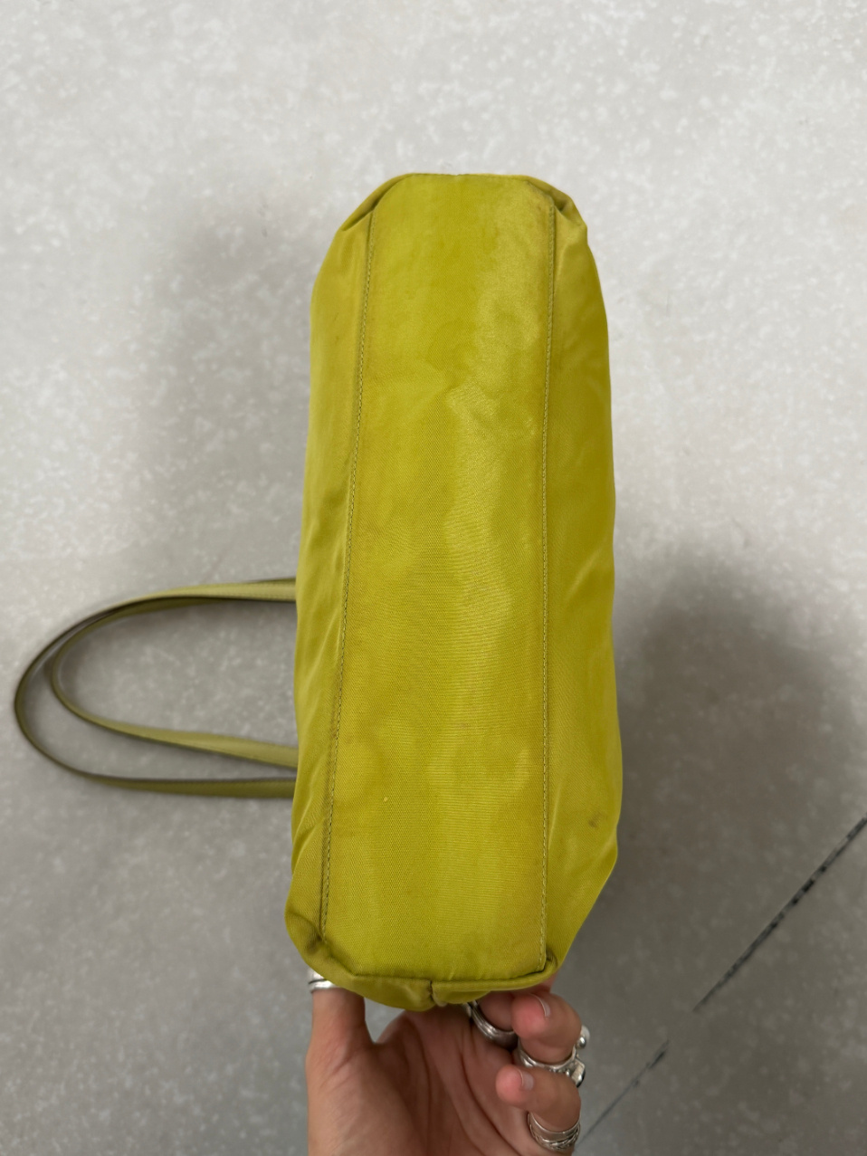 RR ARCHIVE Prada Nylon Tote with Leather Handles
