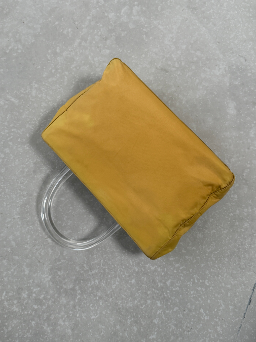 RR ARCHIVE Prada Nylon Plexi Handle Midi Bag