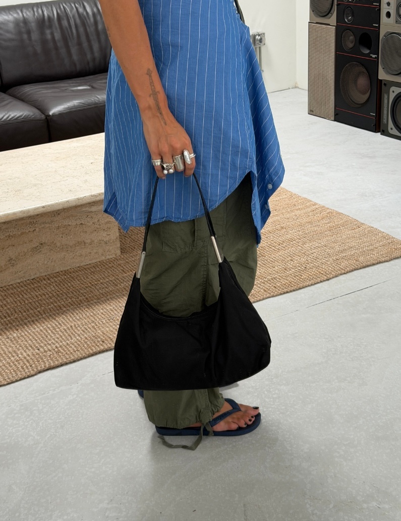 RR ARCHIVE Prada Nylon Slouchy Shoulder Bag