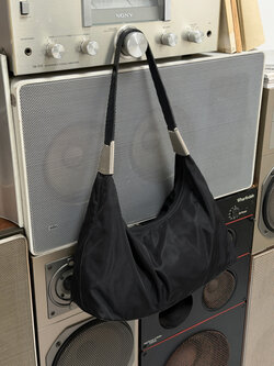 RR ARCHIVE Prada Nylon Slouchy Shoulder Bag