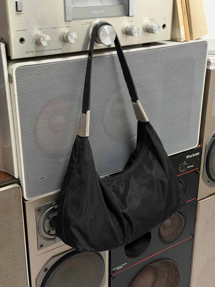 RR ARCHIVE Prada Nylon Slouchy Shoulder Bag