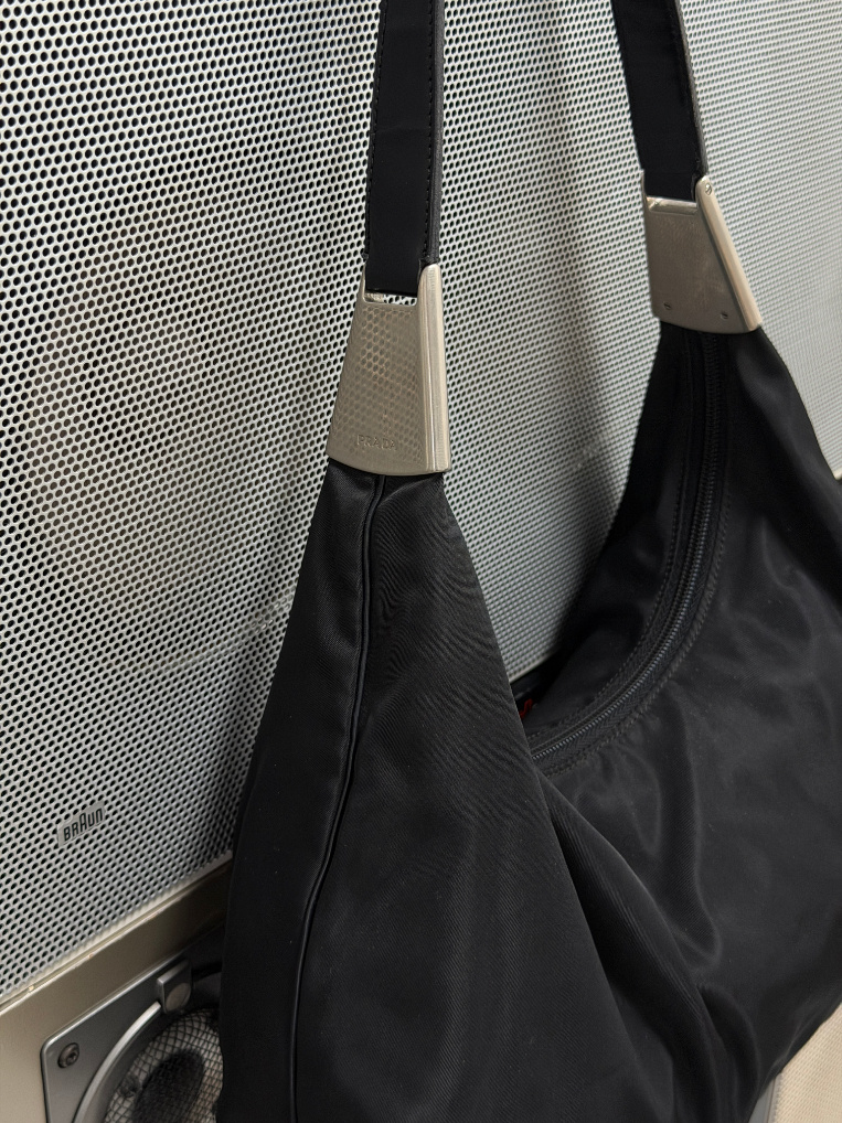 RR ARCHIVE Prada Nylon Slouchy Shoulder Bag