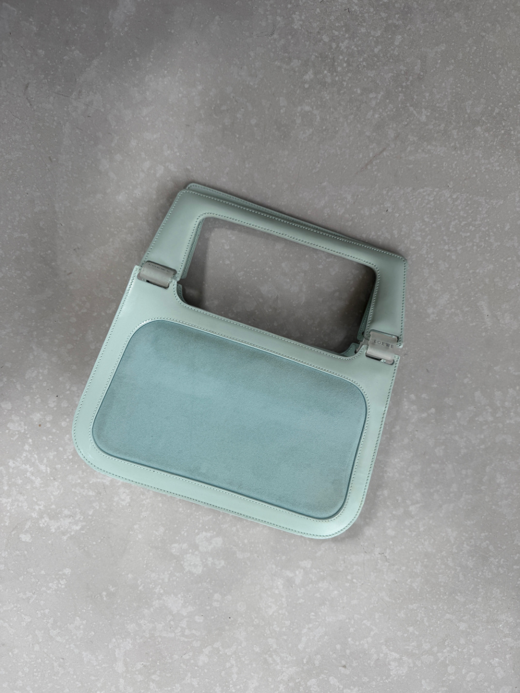 RR ARCHIVE Loewe Suede Square Handbag