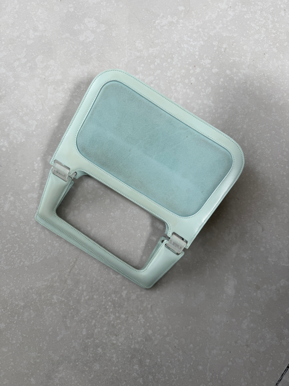 RR ARCHIVE Loewe Suede Square Handbag