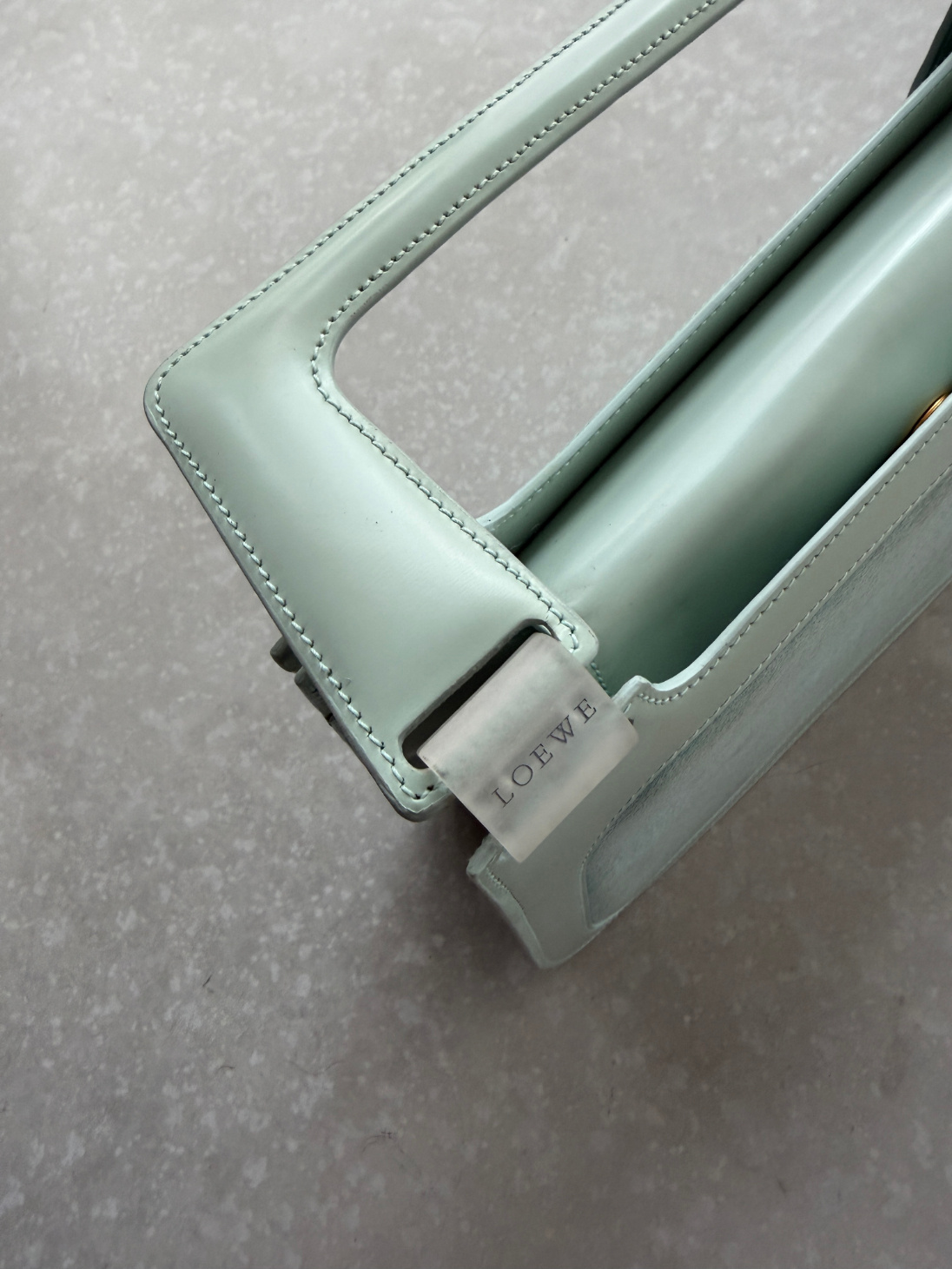 RR ARCHIVE Loewe Suede Square Handbag