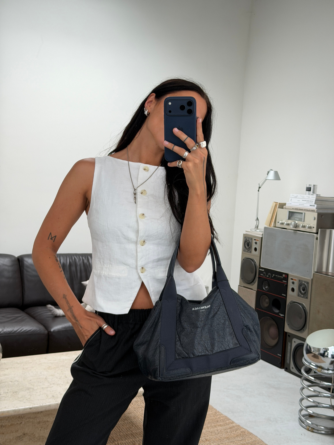 RR ARCHIVE Balenciaga Cabas S Leather Bag