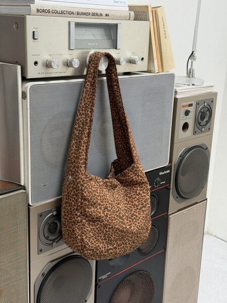 RR ARCHIVE Bottega Veneta Leopard Nylon Bag
