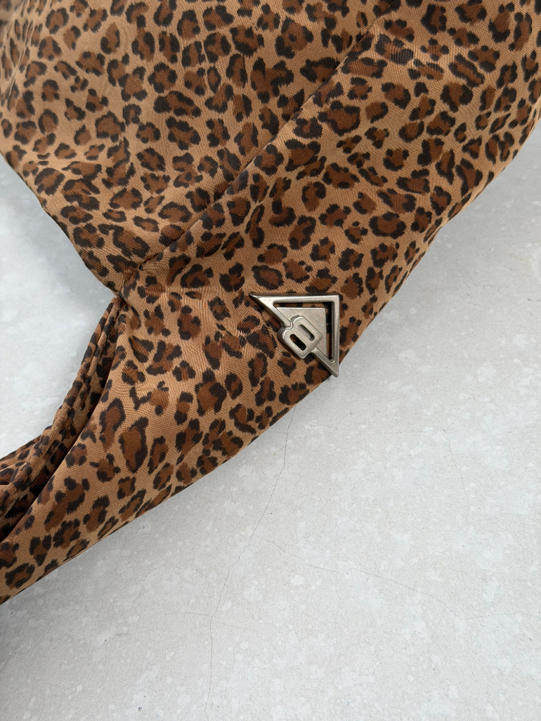 RR ARCHIVE Bottega Veneta Leopard Nylon Bag