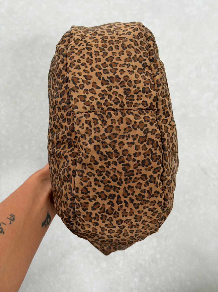 RR ARCHIVE Bottega Veneta Leopard Nylon Bag