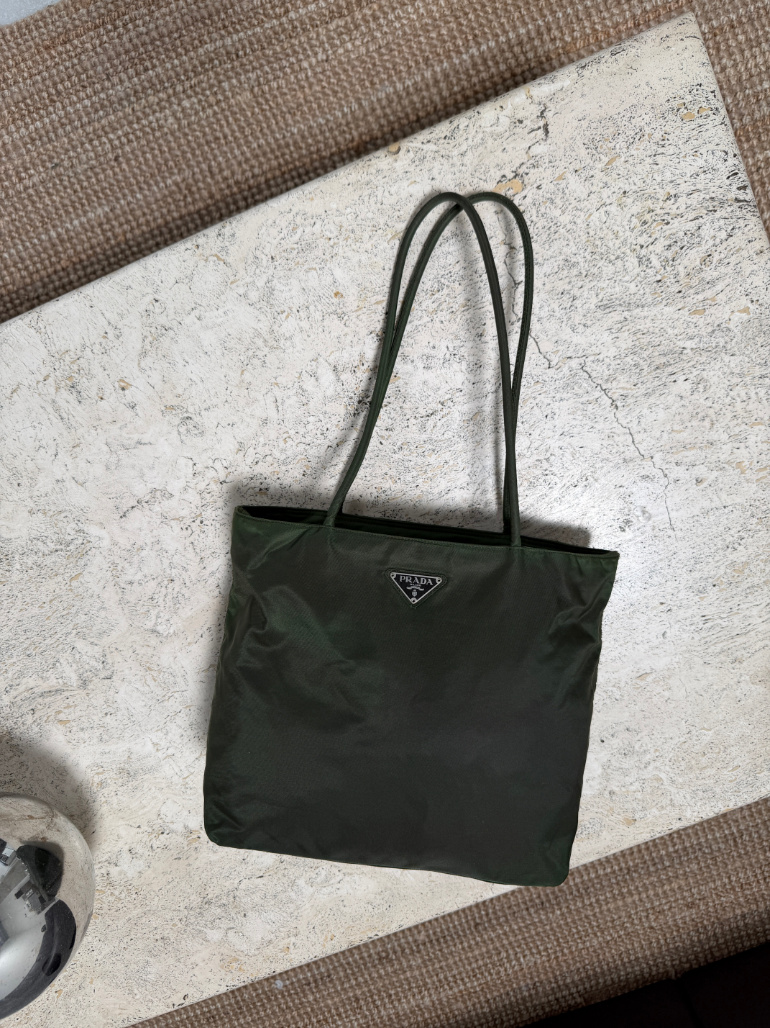 RR ARCHIVE Prada Nylon Long Handle Large