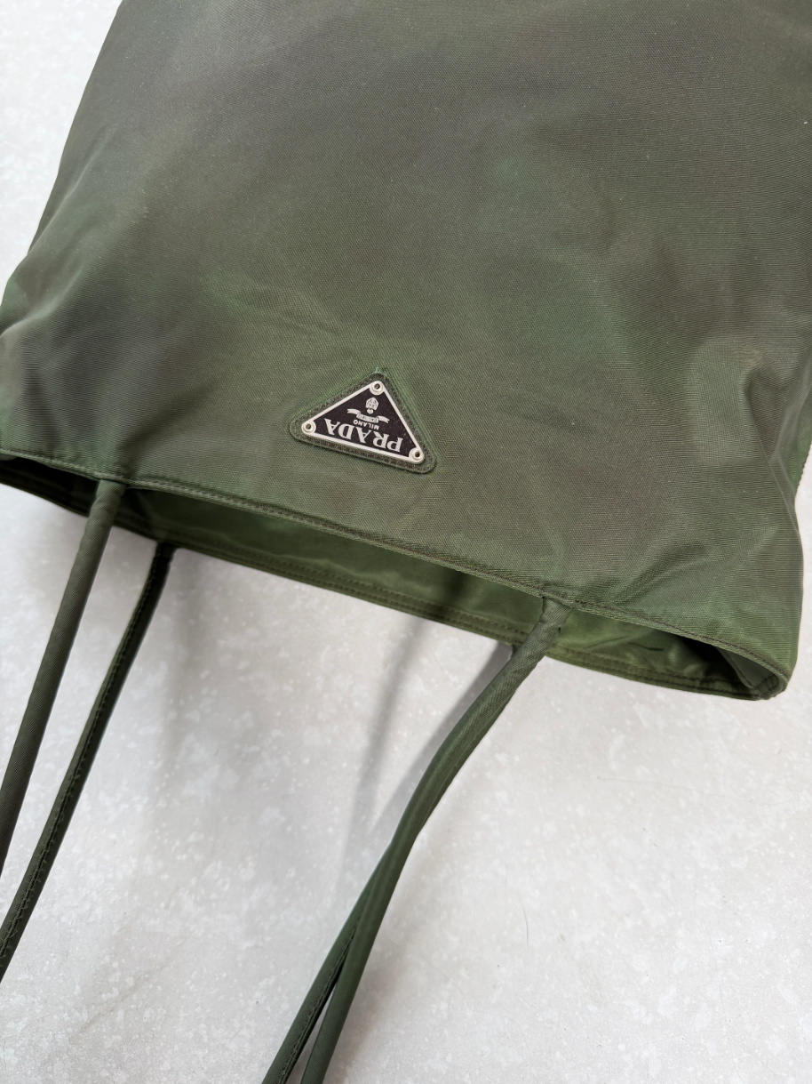 RR ARCHIVE Prada Nylon Long Handle Large