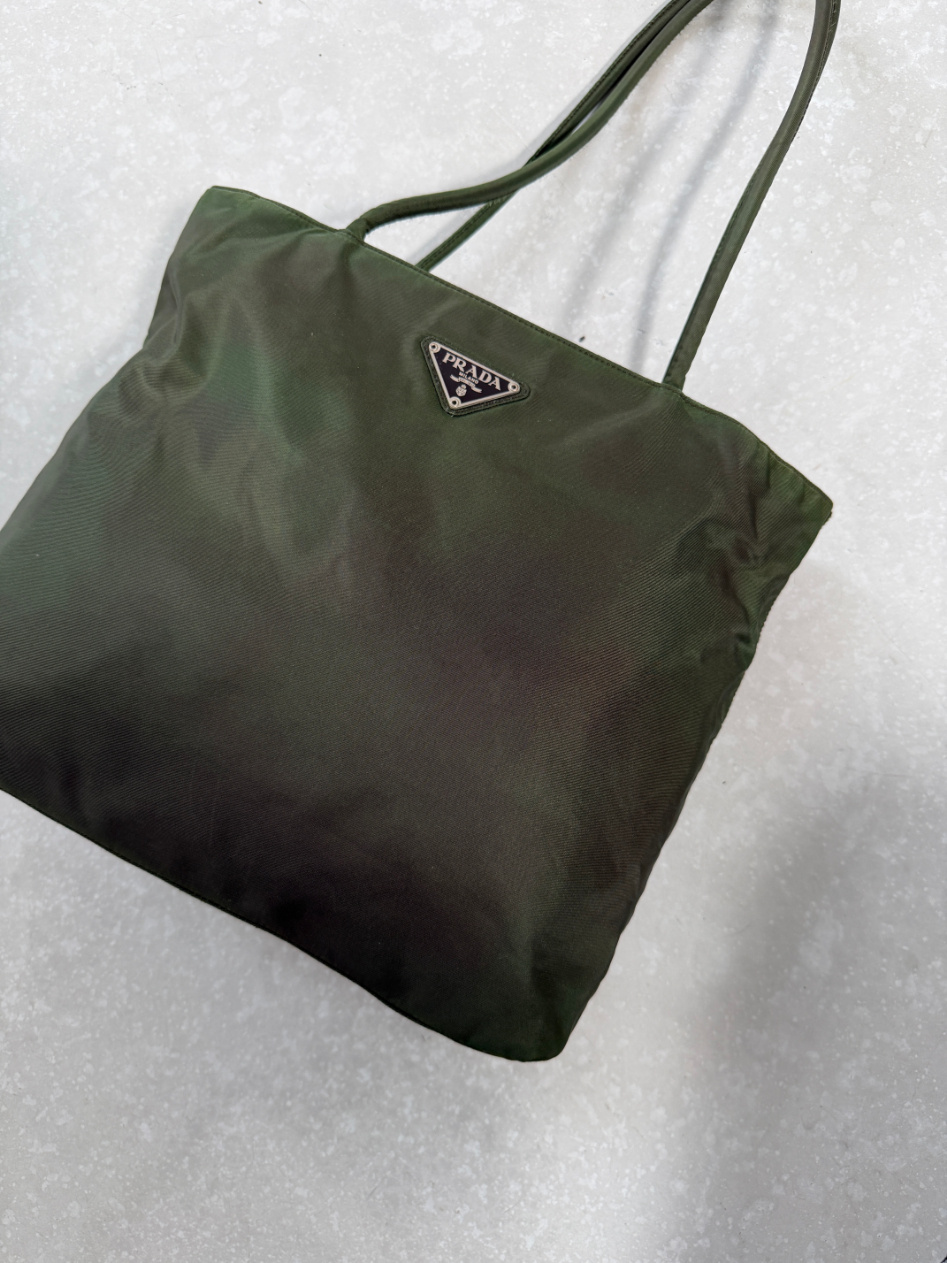 RR ARCHIVE Prada Nylon Long Handle Large