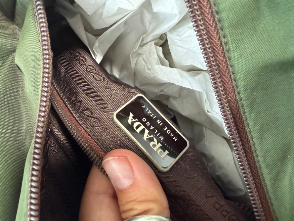 RR ARCHIVE Prada Nylon Long Handle Large