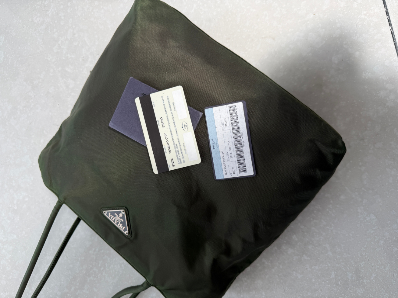 RR ARCHIVE Prada Nylon Long Handle Large