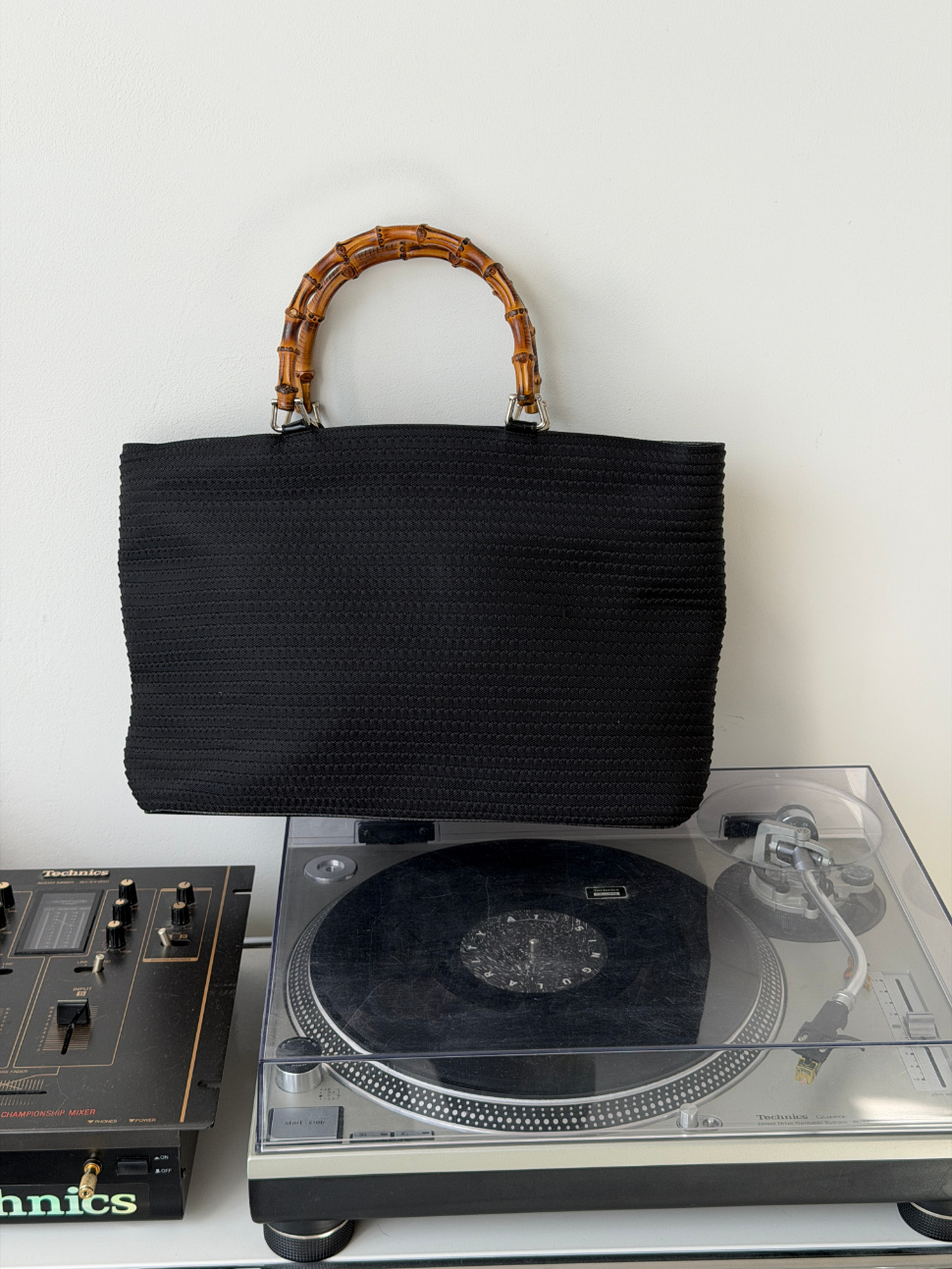 RR ARCHIVE Gucci Bamboo Large Canvas Tote