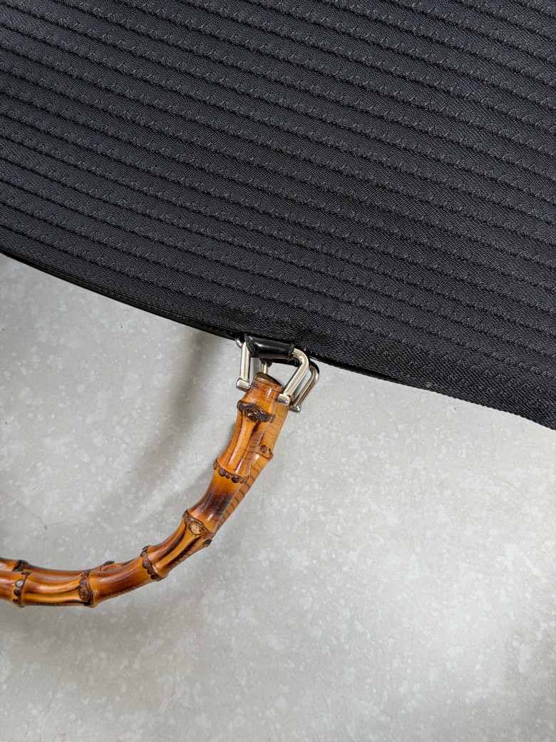 RR ARCHIVE Gucci Bamboo Large Canvas Tote