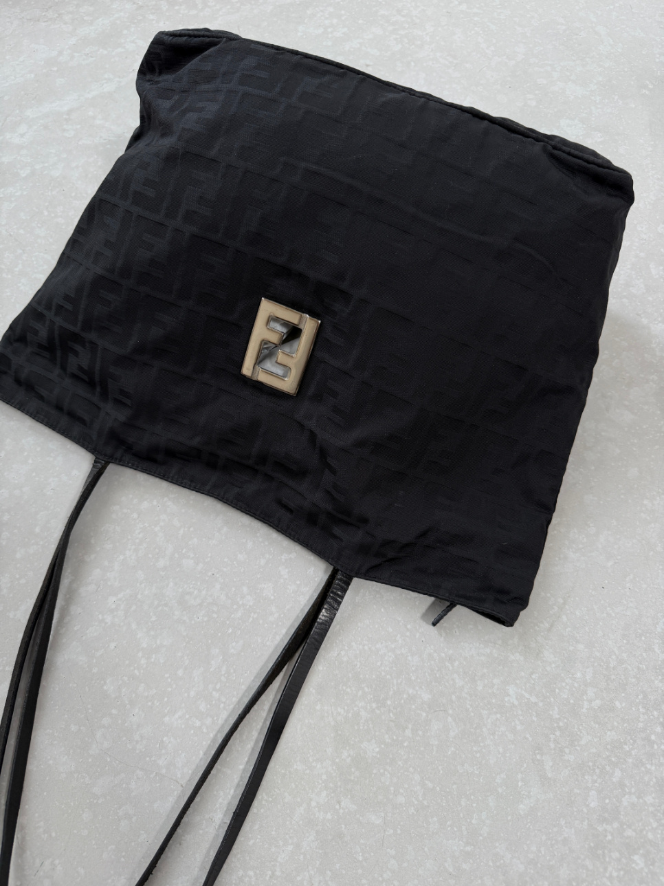 RR ARCHIVE Fendi Zucca Canvas Large Tote