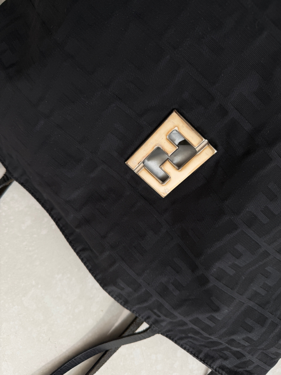 RR ARCHIVE Fendi Zucca Canvas Large Tote