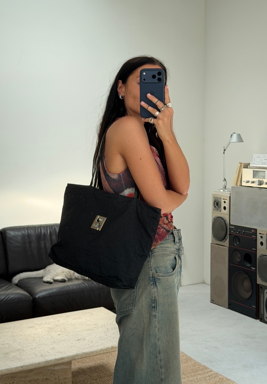 RR ARCHIVE Fendi Zucca Canvas Large Tote