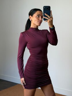 Rotate Drapey Mini Dress