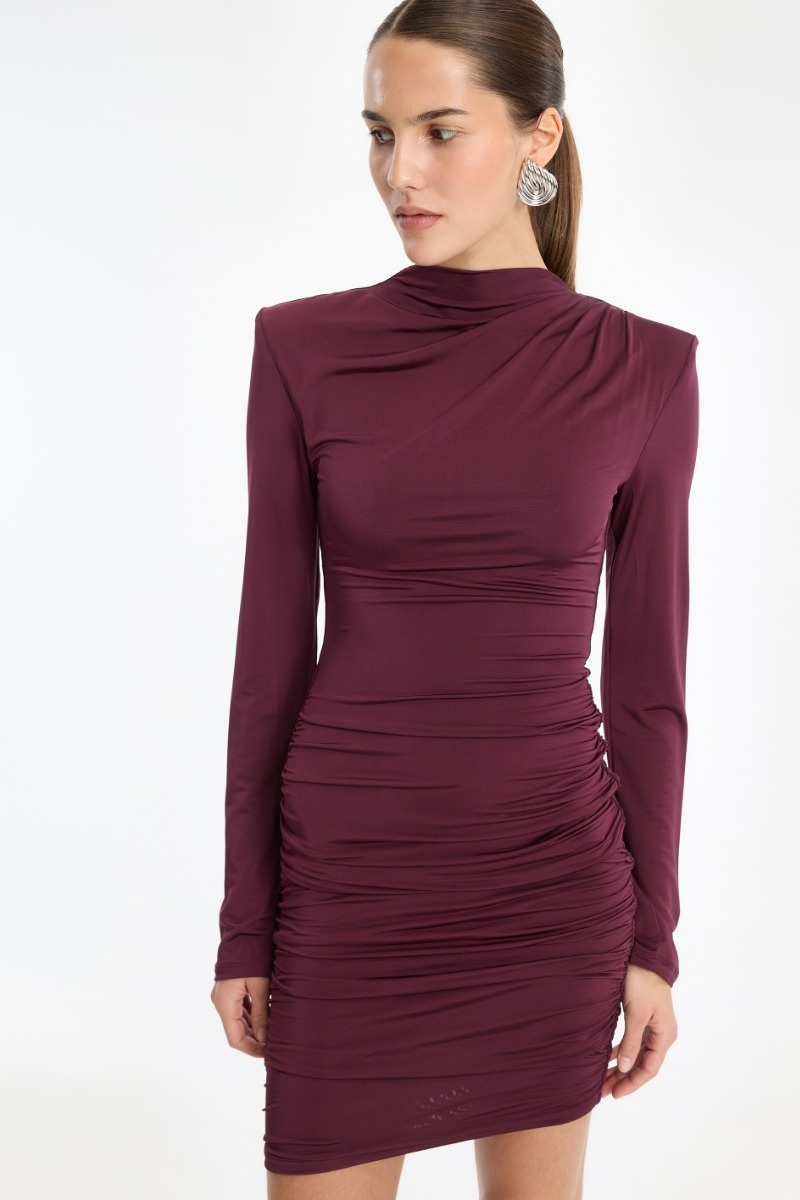 Rotate Drapey Mini Dress