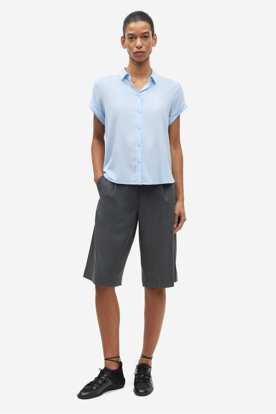 Samsoe Samsoe Women Saharper Pleat Shorts