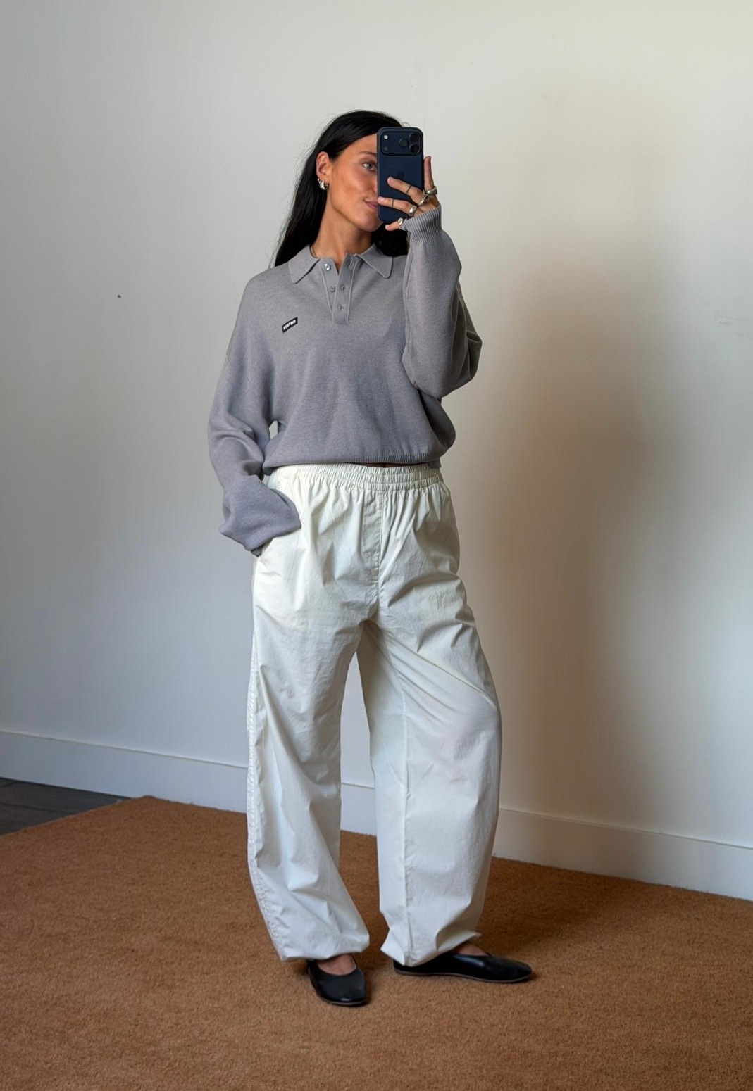 Rotate Slinky Knit Polo