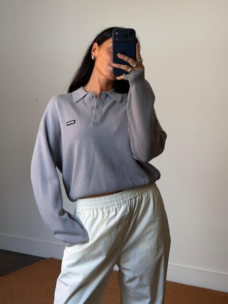 Rotate Slinky Knit Polo